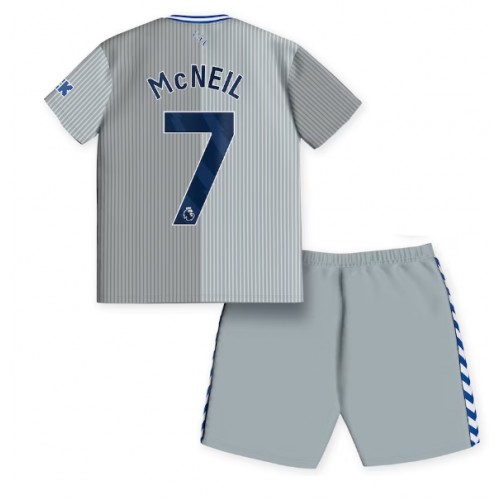 Maillot de foot Everton Dwight McNeil #7 Troisième enfant 2023-24 Manches Courte (+ pantalon court)